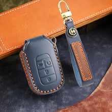 Load image into Gallery viewer, Genuine Leather Key Fob Cover for Honda Accord, Civic, CR-V, HR-V, and Pilot Models