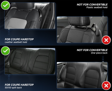 Load image into Gallery viewer, Custom Leather Seat Covers for Ford Mustang Coupe (2015–2025) – Full Set, Sporty Fit