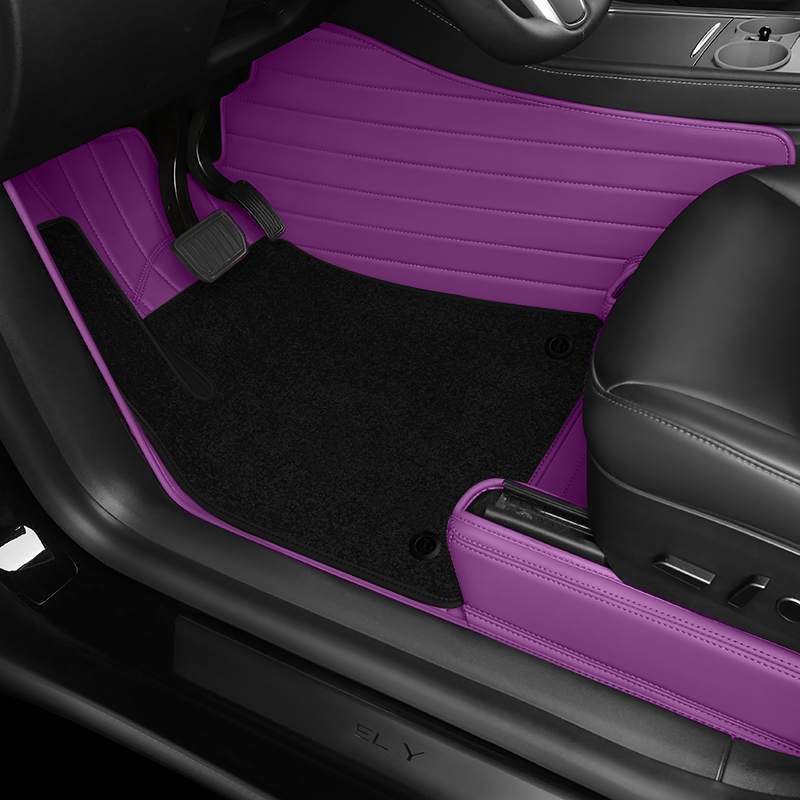 Special for Tesla Model X(5-7 Seats) 360° Aviation Soft Package Full Wrap All-Weather Leather Floor Mat