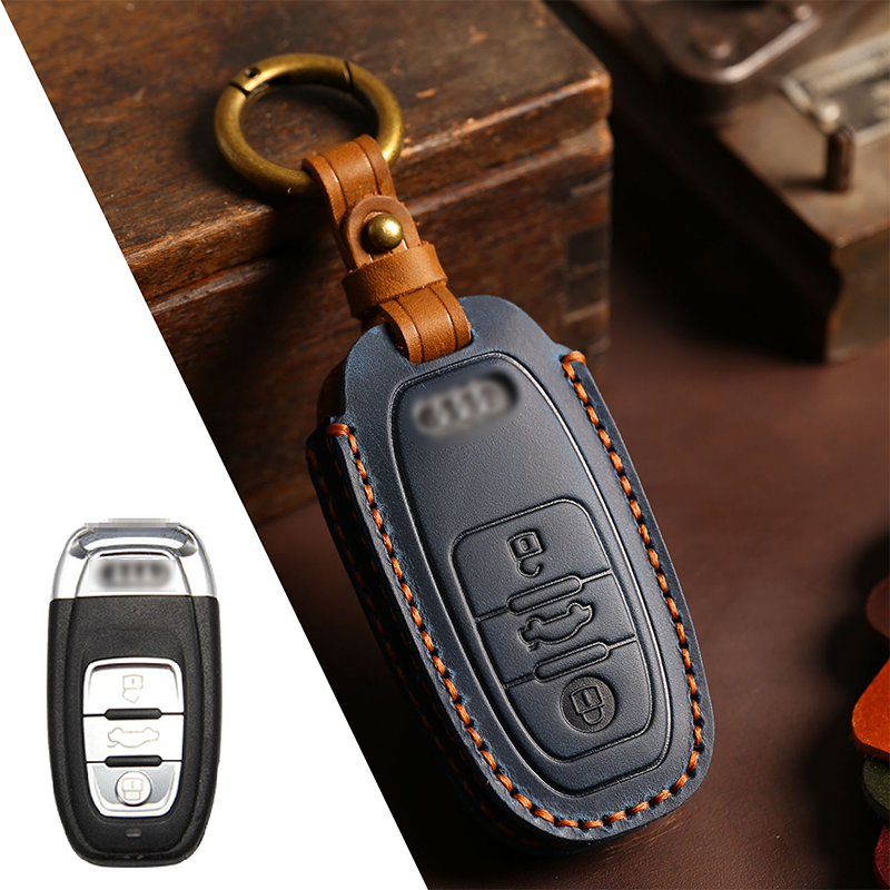 Suitable For New Audi High Quality Leather Key Cover A4L/Q5L/Q7/A4/A5/A6