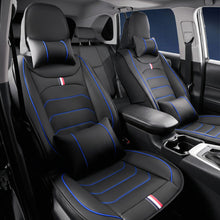 Load image into Gallery viewer, Universal Faux Leather Car Seat Covers 5-Piece Set – Waterproof, Easy Install, Fit SUV, Sedan &amp; Truck