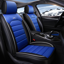 Load image into Gallery viewer, Universal Full Cover Leather Car Seat Covers Four Season Use Comfortable for Five Seats