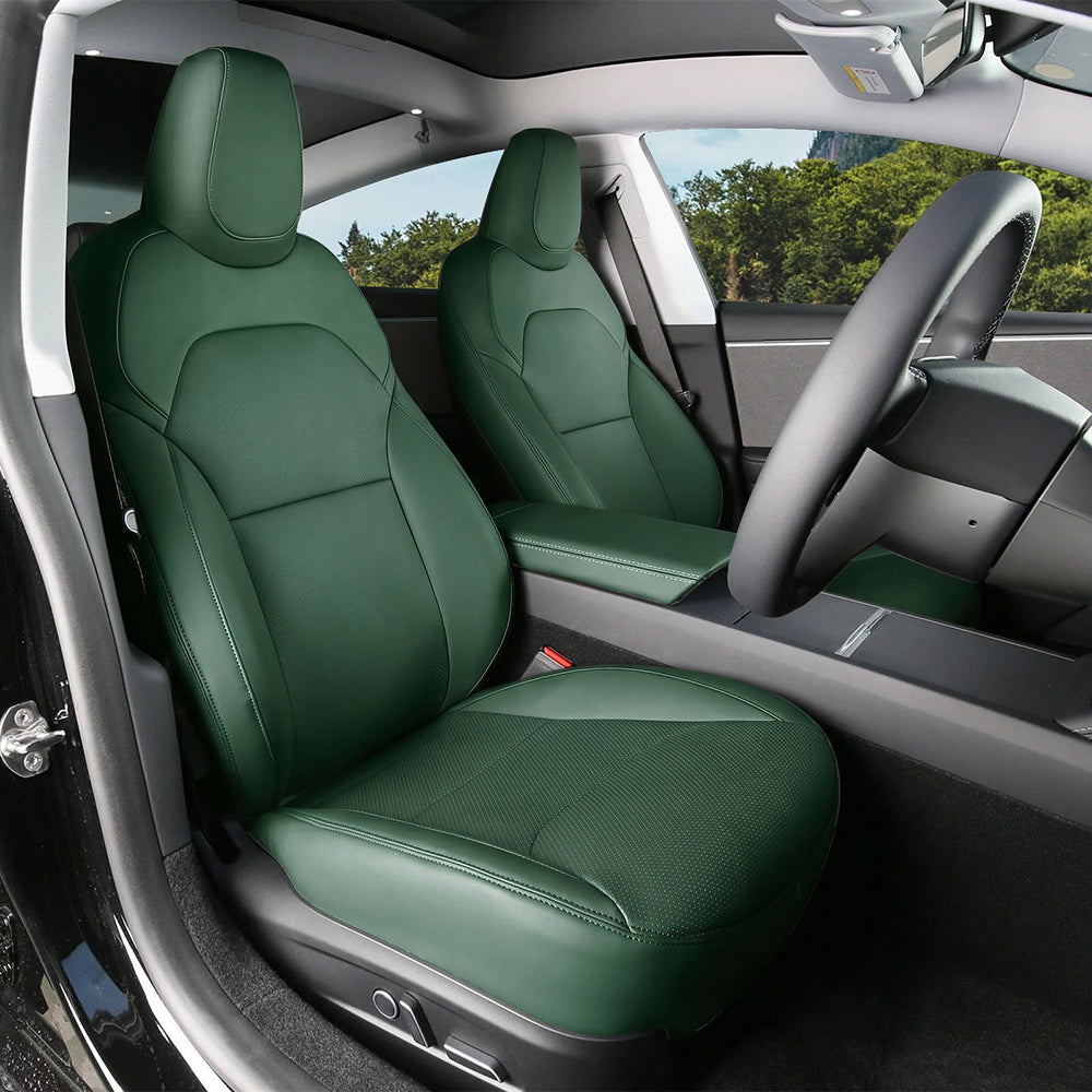 Custom Nappa Leather Seat Covers for Tesla Model 3/Y (Highland/Juniper 2016-2026)