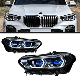 BMW X5 G05 (2019–2022) LED Laser Headlights Assembly Upgrade with AFS