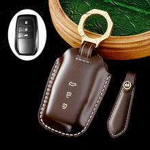 Load image into Gallery viewer, High-End Leather Key Cover with Gift Box, Suitable for Toyota Highlander, Alphard, Previa, and Vellfire