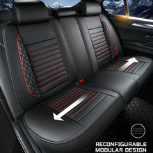 Load image into Gallery viewer, Full Set Car Seat Covers, Universal Leather Seat Covers for Most Cars, SUVs &amp; Trucks – Waterproof Front &amp; Back Protector