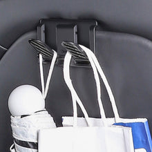 Load image into Gallery viewer, For Tesla Model Y Model 3 Foldable Hidden Design Car Seat Hooks , Anti-Drop Purse Holder Seat Back Hanger