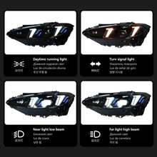 Load image into Gallery viewer, Snake Eyes Style Headlights for BMW 4 Series G22 G23 G26 M3 M4 (2021 - Present) Assembly Upgrade, Amber DRL
