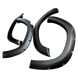 Fender Flares Compatible with 2002-2024 Dodge Ram 1500, Matte Black Wheel Arch Cover Protector, Set of 4