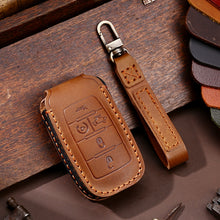 Load image into Gallery viewer, Premium Leather Key Fob Case Cover for Dodge Ram 2500/3500/4500/5500 (2019-2021), Compatible with RAM Pickup Models