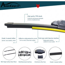 Load image into Gallery viewer, Boneless Silent Wiper Blade – All-Season, Fits 99% of Cars (1 Pack, 14&quot;-28&quot;)