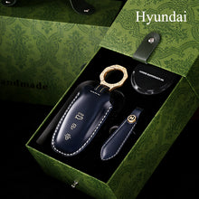 Load image into Gallery viewer, Genuine Leather Key Fob Cover for Hyundai