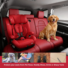 Load image into Gallery viewer, Custom Fit Leather Seat Covers for Honda CR-V (2012–2026) – Full Set, Waterproof &amp; Child Seat Compatible