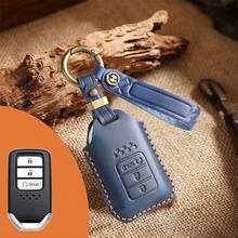 Load image into Gallery viewer, Genuine Leather Key Fob Cover for Honda