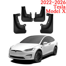 Load image into Gallery viewer, Mud Flaps for 2022-2026 Tesla Model X- Front and Rear Splash Guards Mud Flaps, 4PCS Fender Flares Set