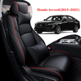 Custom Leather Car Seat Cover Full Set For Honda Accord(2013-2025)