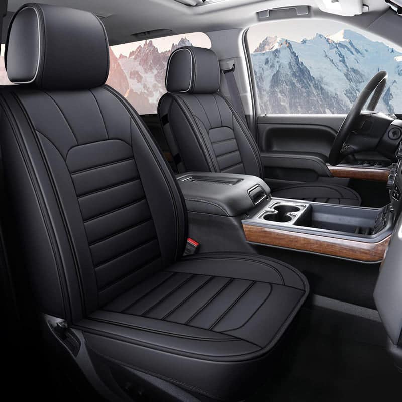 Amancarport Custom Fit Car Seat Covers Full Set For Ford Ranger (2019-2025)