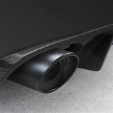 Car exhaust tip 63mm (2.5 inches) universal black matte exhaust tip