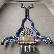 Load image into Gallery viewer, For BMW M5 F90 2018–2021 Titanium Exhaust System with Valve Control – Front &amp; Mid Section Upgrade