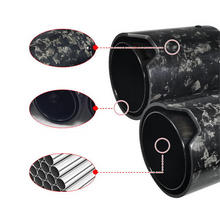 Load image into Gallery viewer, Suitable for BMW M Dual Exhaust Pipe Satin Carbon Fiber Tail Throat