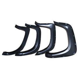Fender Flares for 2005-2023 Toyota Tacoma , Pocket-Riveted Style ABS Thermo Plastic, Matte Black