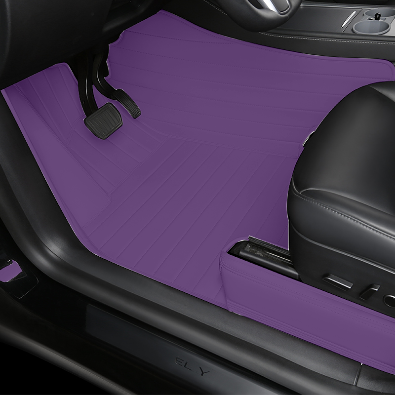 Special for Tesla Model 3 and Model Y 360° Aviation Soft Package Full Wrap All-Weather Leather Floor Mat