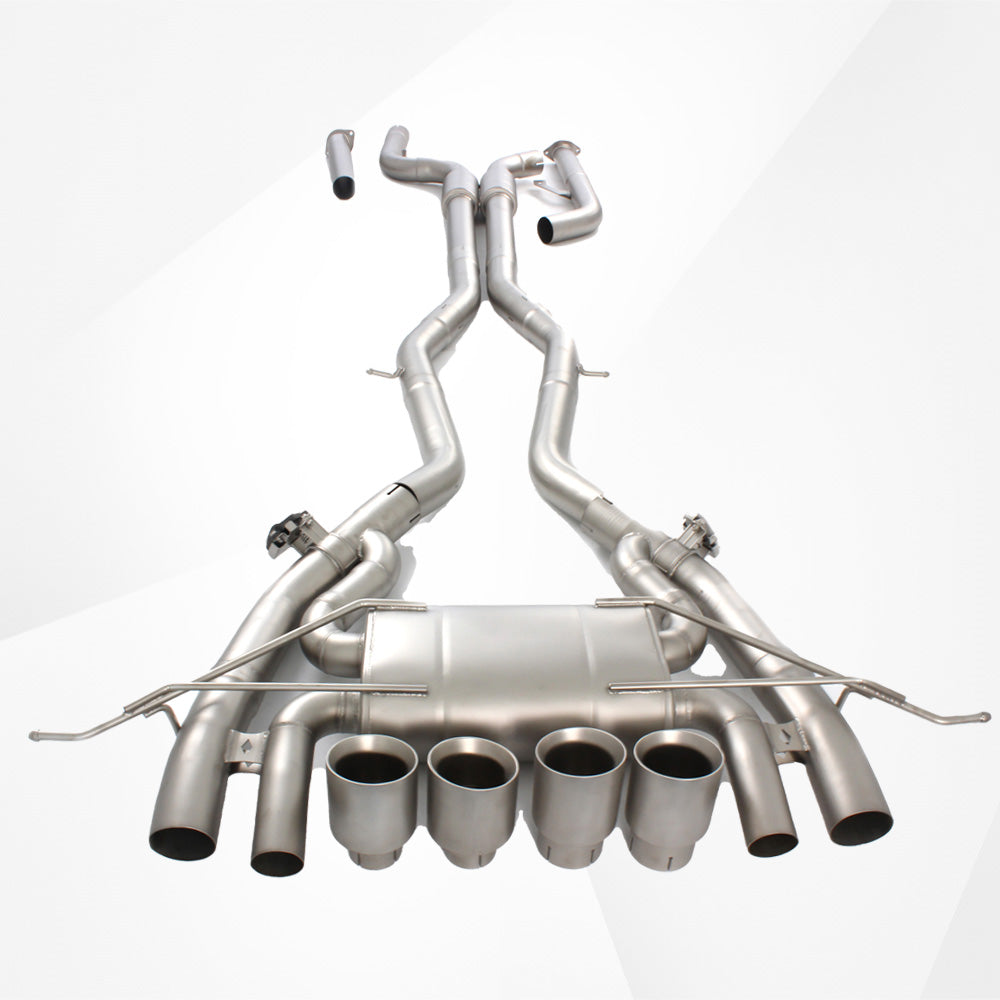 Catback Exhaust for BMW G80 G82 M3/M4 (2021+) – Stainless or Titanium, Dual Midpipes