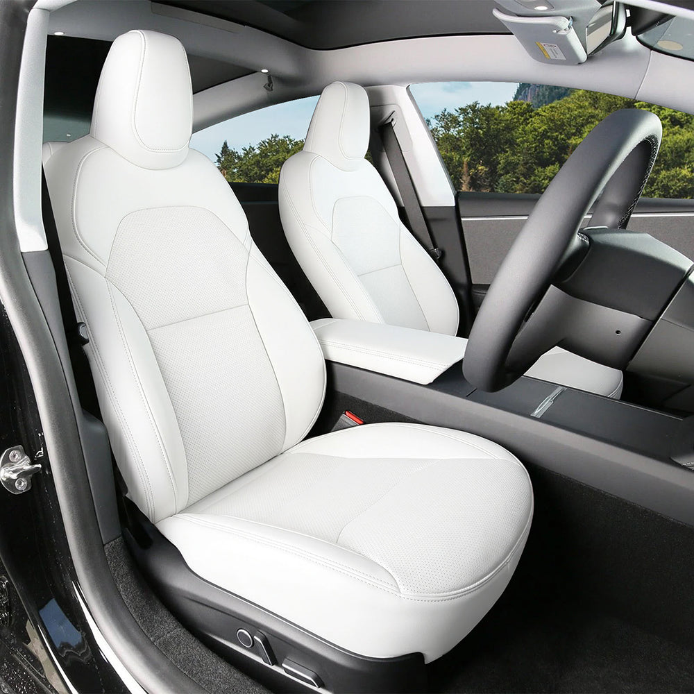 Custom Nappa Leather Seat Covers for Tesla Model 3/Y (Highland/Juniper 2016-2026)