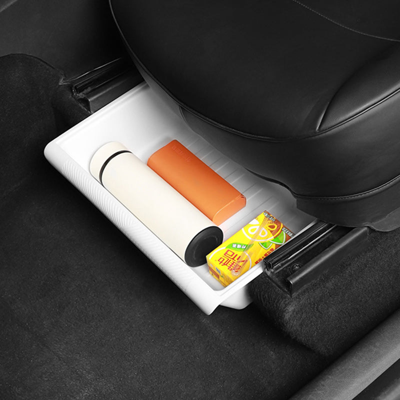 For Model Y Under Front Seat Storage Box