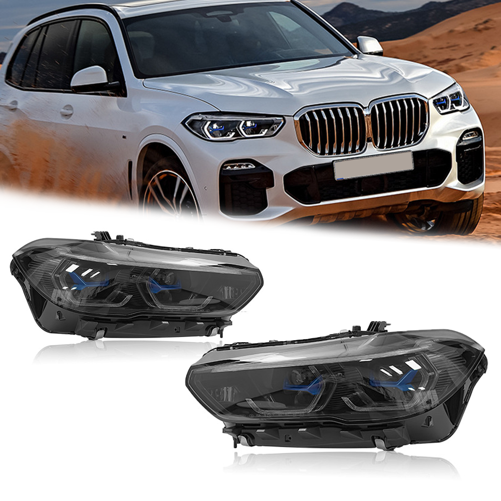 BMW X5 G05 (2019–2022) LED Laser Headlights Assembly Upgrade with AFS