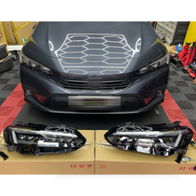 Load image into Gallery viewer, Matrix Lens LED Headlights for 2022-2025 Honda Civic 11th Gen Front Lamp Assembly (Pair)