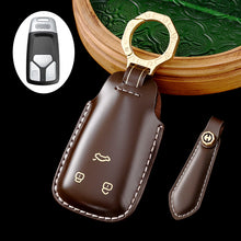 Load image into Gallery viewer, Handmade High-end Cowhide Key Protection Cover, Suitable for Audi A8, A4L, and A6L