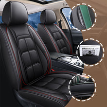 Load image into Gallery viewer, 5-Seater Car Seat Covers, Universal Fit for Most Cars, SUVs &amp; Trucks – Airbag Compatible Synthetic Leather Protectors
