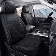 Load image into Gallery viewer, Leather Car Seat Covers Full Set For Chevy Silverado And GMC Sierra Pickup, Custom Fit 1500, 2500HD, 3500HD(2007-2025)