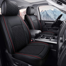 Load image into Gallery viewer, Leather Car Seat Covers Full Set For Chevy Silverado And GMC Sierra Pickup, Custom Fit 1500, 2500HD, 3500HD(2007-2025)