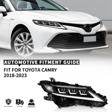 Load image into Gallery viewer, LED Headlights for Toyota Camry (2018–2023, 8th Gen) – Start-Up Animation &amp; Projector Lens