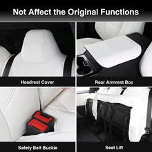 Load image into Gallery viewer, Custom Full Set  Leather Seat Covers for Tesla Cybertruck - All-Inclusive Protection