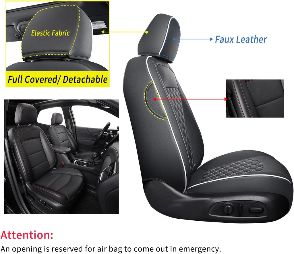 Custom Fit Car Seat Covers Full Set for Chevy Equinox (2018-2024)