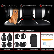 Load image into Gallery viewer, Custom Full Set  Leather Seat Covers for Tesla Cybertruck - All-Inclusive Protection