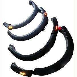 Matte Black LED Fender Flares for 2015-2025 Ford Ranger T7, T8, T9 – Modified Fender Arch Protector, Mudguard, and Body Kit