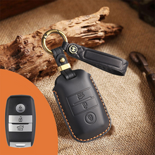 Load image into Gallery viewer, Genuine Leather Key Fob Cover for Kia