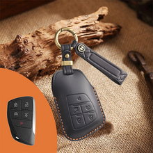 Load image into Gallery viewer, Genuine Leather Key Fob Cover for Buick (3-6 Button)