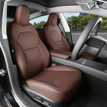 Load image into Gallery viewer, Custom Nappa Leather Seat Covers for Tesla Model 3/Y (Highland/Juniper 2016-2026)