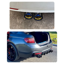 Load image into Gallery viewer, Suitable for BMW M Dual Exhaust Pipe Satin Carbon Fiber Tail Throat