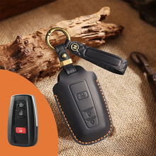 Load image into Gallery viewer, Genuine Leather Key Fob Cover for Toyota