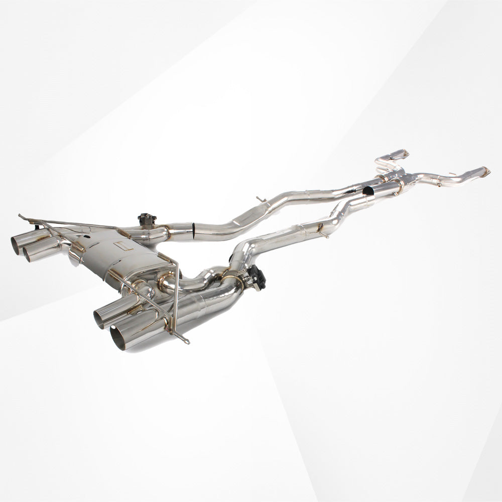 Catback Exhaust for BMW G80 G82 M3/M4 (2021+) – Stainless or Titanium, Dual Midpipes
