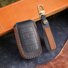 Load image into Gallery viewer, Genuine Leather Key Fob Cover for Dodge Ram 2500, 3500, 4500, 5500, Compatible with RAM Pickup Models (4-6 Button)