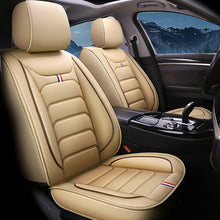 Load image into Gallery viewer, 5-Piece Car Seat Covers, Full Set Universal Waterproof Leather Auto Seat Protectors for SUV, Sedan, Pickup