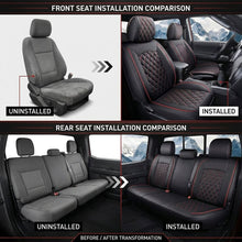 Load image into Gallery viewer, Custom Leather Car Seat Cover Full Set Fit For Ford F150 (2009-2026), F250, F350, F450(2017-2026)