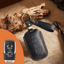 Load image into Gallery viewer, Genuine Leather Key Fob Cover for Dodge Ram 1500 2500 3500 4500 5500